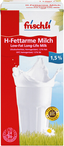 • H-Fettarme Milch 1,5 %