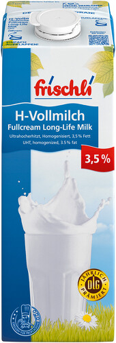 H-Vollmilch 3,5 %<br><div style='color:lightblue'>mit Schraubverschluss</div> H-Vollmilch 3,5 %<br><div style='color:lightblue'>mit Schraubverschluss</div>