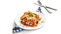 208 Vegetarische Lasagne mit roten Linsen