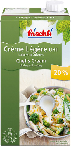 Crème légère UHT 20 %<br><small style='color:lightblue'>FOR FRANCE</small>