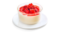 * Panna Cotta mit Rhabarber & Vanille-Pfeffer-Sirup