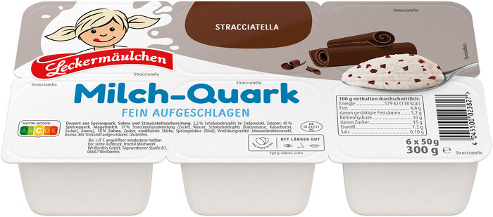Leckermäulchen Stracciatella 6 x 50 g Leckermäulchen Stracciatella 6 x 50 g